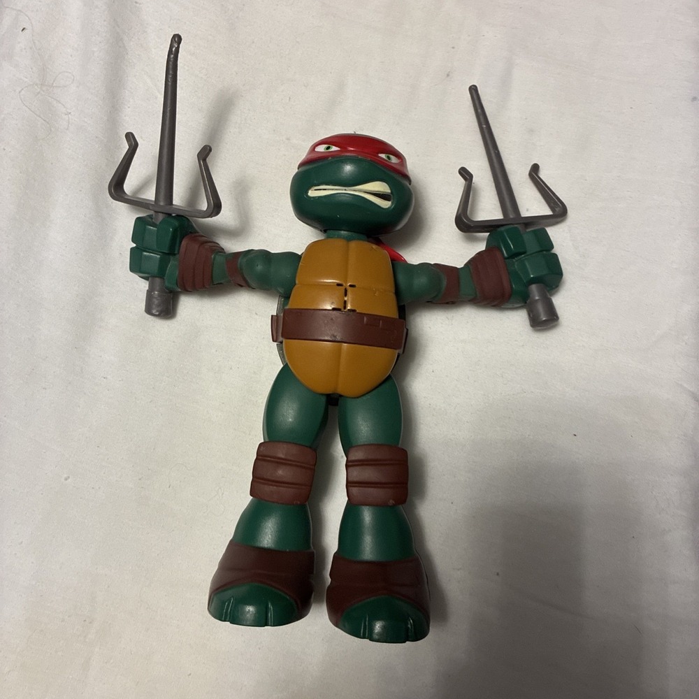 Teenage Mutant Ninja Turtles TMNT Raphael Stretch and Shout Rubber Arms Talks
